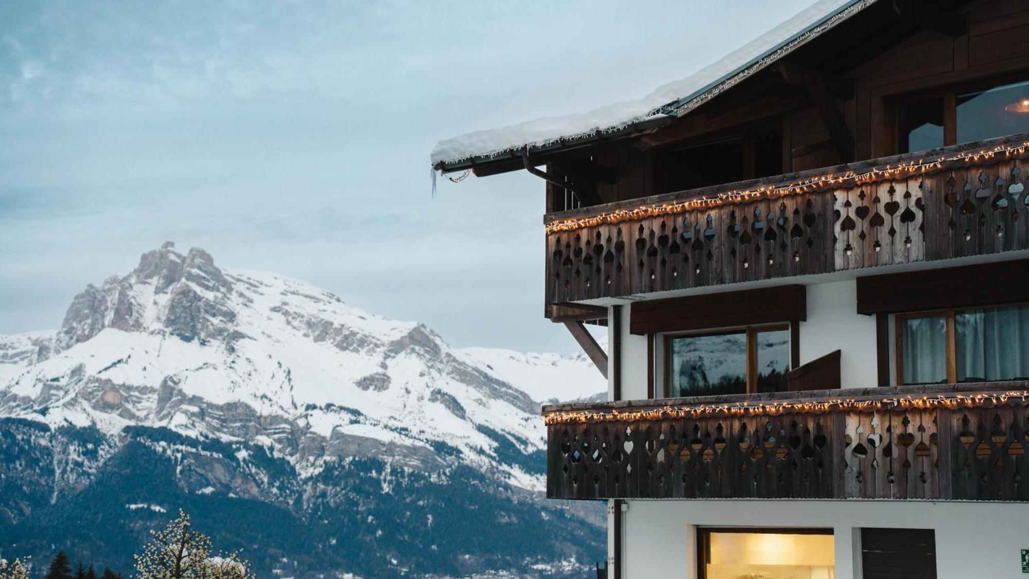 Hotel Chalet Alpen Valley, Mont-Blanc Combloux Exterior foto